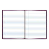 Executive Notebook, 1-subject, Medium/college Rule, Grape Cover, (72) 9.25 X 7.25 Sheets