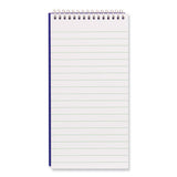 Reporters Note Pad, Medium/college Rule, Blue Cover, 80 White 4 X 8 Sheets