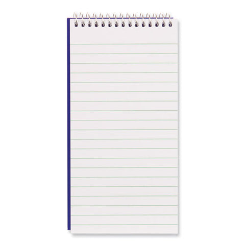 Reporters Note Pad, Medium/college Rule, Blue Cover, 80 White 4 X 8 Sheets