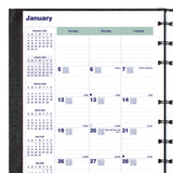 Plan And Link Monthly Planner, 9.25" X 7.25", Black Cover, 16-months: Sept 2024 To Dec 2025