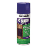 Specialty No Hunting Purple Spray Paint, Flat No Hunting Purple, 12 Oz Aerosol Can, 6/carton