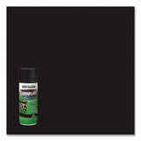 Camouflage Spray Paint, Flat Black, 12 Oz Aerosol Can, 6/carton