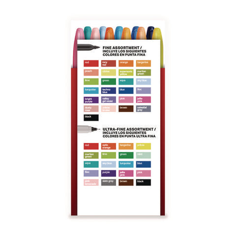 Permanent Markers Ultimate Collection, Assorted Tip Sizes/assorted Tip Types, Assorted Colors, 45/pack