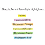 Tank Style Highlighters, Blue Ink, Chisel Tip, Blue Barrel, Dozen