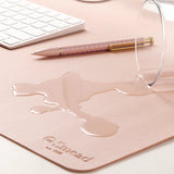 Vegan Leather Desk Pads, 31.5 X 15.7, Light Pink