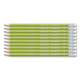 Wopex Extruded Pencil, Hb (#2), Black Lead, Green Barrel, 10/pack