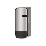 Wall-mounted Dispenser, 1,000 Ml, 5 X 5 X 11, Black/faux Stainless Steel