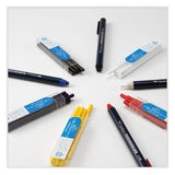 Wax-based Marking Pencil, 4.4 Mm, Blue Wax, Navy Blue Barrel, 10/box