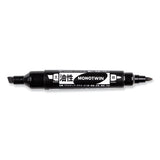 Mono Twin Bold Permanent Marker, Fine/broad Tips, Black, 10/box