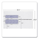 W-2 Laser Double Window Envelope, Commercial Flap, Gummed Closure, 5.63 X 9, White, 24/pack