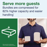 Xpress Compressed Multifold Hand Towels, 1-ply, 8.3 X 9.25, White, 250/pack, 12 Packs/carton