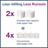 Advanced Coreless High Capacity Bath Tissue, 2-ply, White, 1,000 Sheets/roll, 12 Rolls/carton