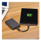 Portable Wireless Magnetic Charging Power Bank, Usb C, Black