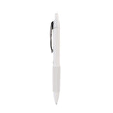 207 Plus+ Gel Pen, Retractable, Medium 0.7 Mm, Black Ink, White Barrel, Dozen