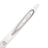 207 Plus+ Gel Pen, Retractable, Medium 0.7 Mm, Black Ink, White Barrel, Dozen