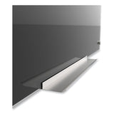 Black Glass Dry Erase Board, 70 X 47, Black Surface