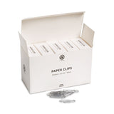 Paper Clips, Medium, Vinyl-coated, Silver, 200 Clips/box, 5 Boxes/pack