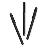 Catalina Porous Point Pen, Stick, Fine 0.7 Mm, Black Ink, Black Barrel, 12/pack