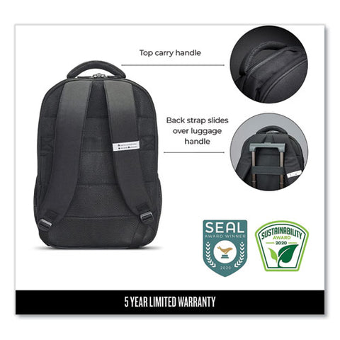 Re:define Laptop Backpack, 15.6”, 12.25 X 5.75 X 18.75, Black