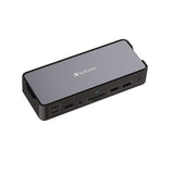 Usb-c Pro Docking Station 15-in-1, Audio/displayport/hdmi/micro Sd/rj45/sd/usb-a/usb-c, Gray