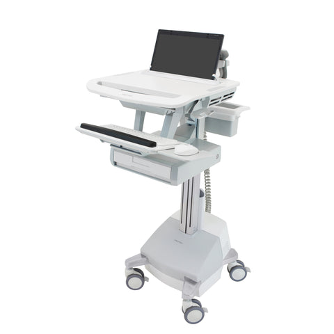 StyleView® Laptop Cart, SLA Powered, 1 Drawer (1x1)