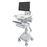 StyleView® Cart with LCD Pivot, LiFe Powered, 1 Drawer (1x1)