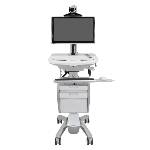 StyleView® Telepresence Cart, Single Monitor