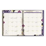 Vienna Weekly-monthly Appointment Book, 11 X 8.5, Purple, 2021