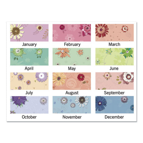 Paper Flowers Desk Pad, 22 X 17, 2022