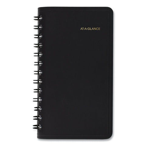 Weekly Planner, 4.5 X 2.5, Black, 2021