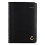 Recycled Weekly-monthly Appointment Book, 8.5 X 5.5, Black, 2021