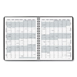 Monthly Planner, 8.75 X 7, Black, 2021