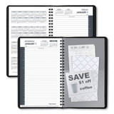 Daily Appointment Book With 30-minute Appointments, 8 X 5, White, 2022