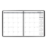 Monthly Planner, 11 X 9, Black, 2021-2022