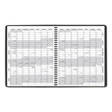 Monthly Planner, 11 X 9, Black, 2021-2022