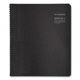 Contemporary Monthly Planner, Premium Paper, 11 X 9, Graphite Cover, 2021