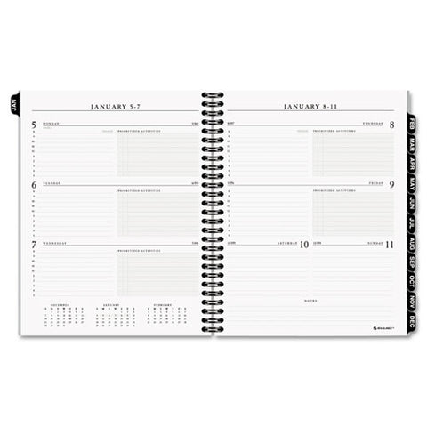 Executive Weekly-monthly Planner Refill, Hourly, 8 3-4 X 6 7-8, 2021-2022