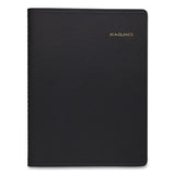 Weekly Appointment Book, 11 X 8.25, Black, 2021-2022