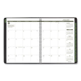 Recycled Weekly-monthly Classic Appointment Book, 11 X 8.25, Black, 2021