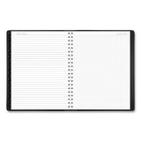 Contemporary Weekly-monthly Planner, Column, 11 X 8.25, Black Cover, 2022