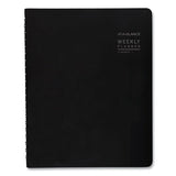 Contemporary Weekly-monthly Planner, Column, 11 X 8.25, Black Cover, 2022