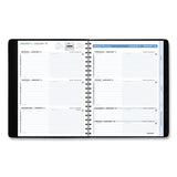 The Action Planner Weekly Appointment Book, 11 X 8, Black, 2022