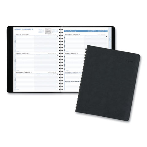 The Action Planner Weekly Appointment Book, 11 X 8, Black, 2022