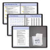 Quicknotes Weekly-monthly Appointment Book, 10 X 8, Black, 2021