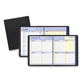 Quicknotes Weekly-monthly Appointment Book, 10 X 8, Black, 2021