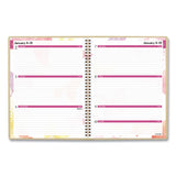 Watercolors Weekly-monthly Planner, 11 X 8.5, Watercolors, 2021-2022