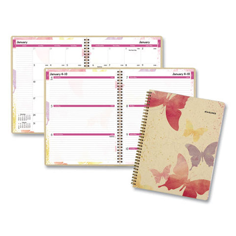 Watercolors Weekly-monthly Planner, 11 X 8.5, Watercolors, 2021-2022