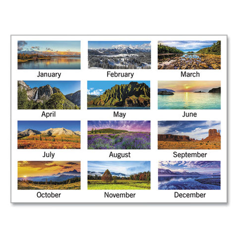 Landscape Monthly Wall Calendar, 12 X 12, 2021