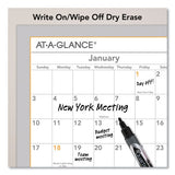 Wallmates Self-adhesive Dry Erase Yearly Calendar, 24 X 18, 2022