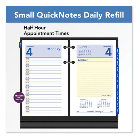 Quicknotes Desk Calendar Refill, 3.5 X 6, 2021